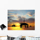 Silhouette Oil Rig