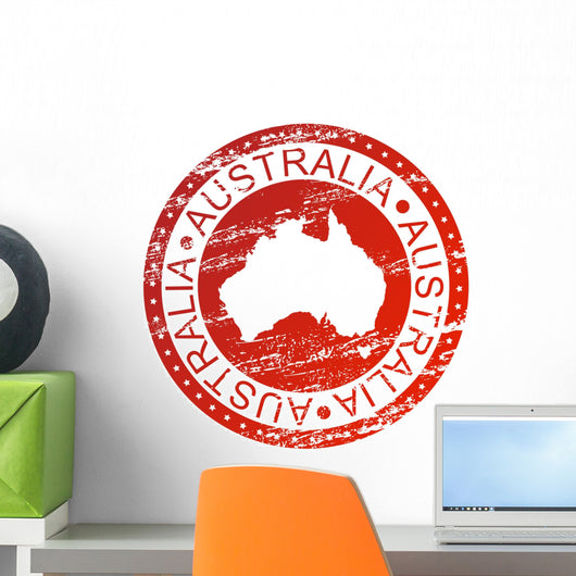 Stamp - Australia Wall Decal
