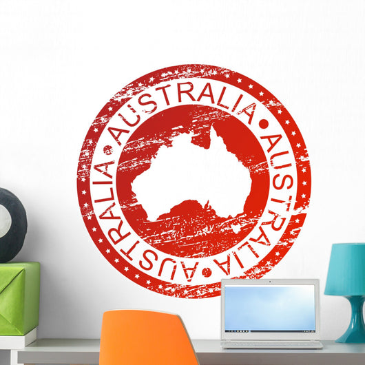 Stamp - Australia Wall Decal