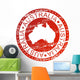 Stamp - Australia Wall Decal