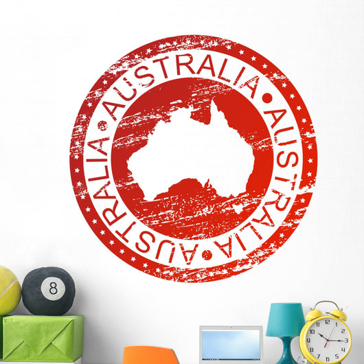 Stamp - Australia Wall Decal