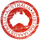 Stamp - Australia Wall Decal