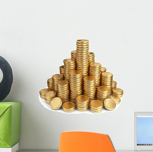 Big Pile Coins 3D