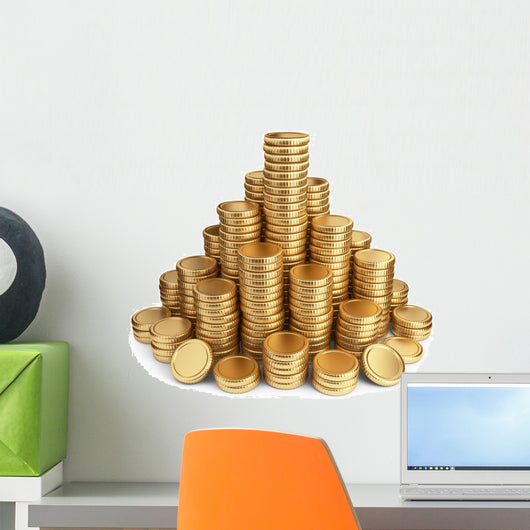 Big Pile Coins 3D