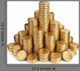 Big Pile Coins 3D