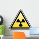 radiation warning Wall Decal