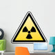 radiation warning Wall Decal