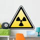 radiation warning Wall Decal