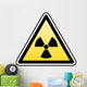 radiation warning Wall Decal