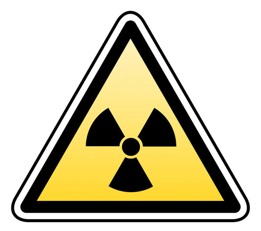 radiation warning Wall Decal
