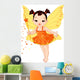 Cute Asian Baby Fairy Wall Decal