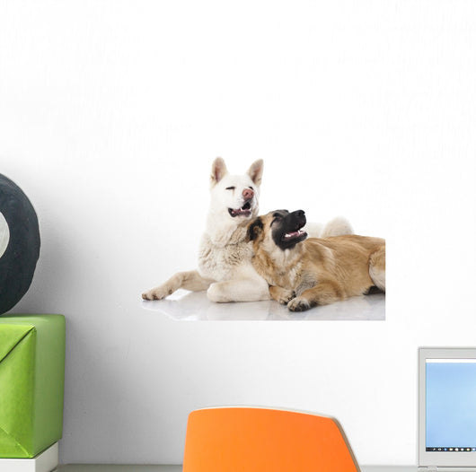 Two Dogs - Zwei Hunde Wall Decal