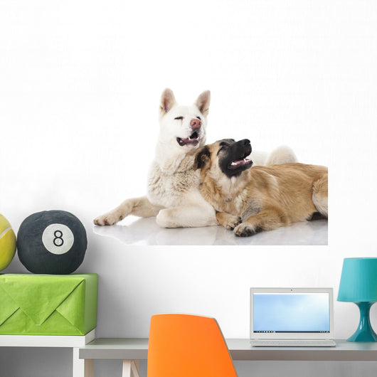 Two Dogs - Zwei Hunde Wall Decal