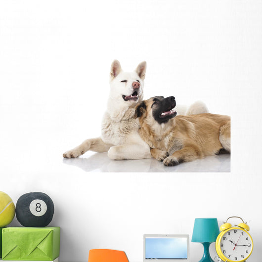 Two Dogs - Zwei Hunde Wall Decal