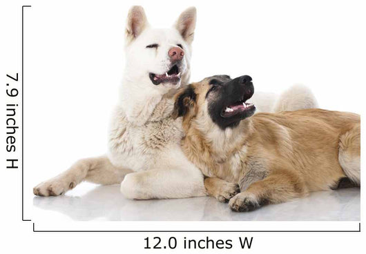 Two Dogs - Zwei Hunde Wall Decal