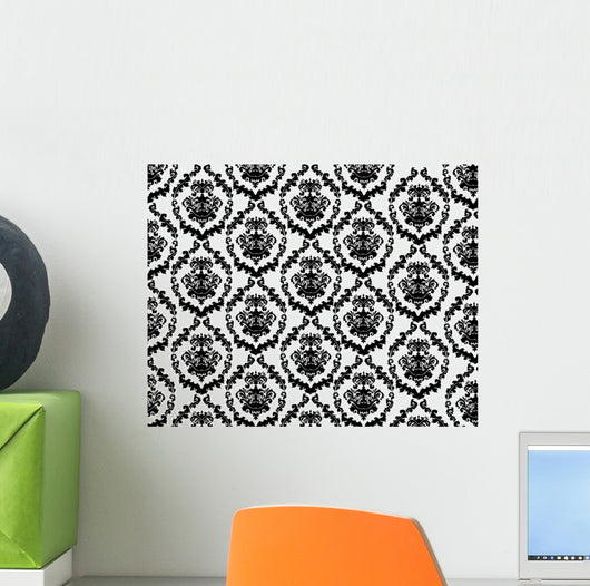 Vintage Damask Wall Mural