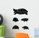 Turtle Collection Set Wall Decal