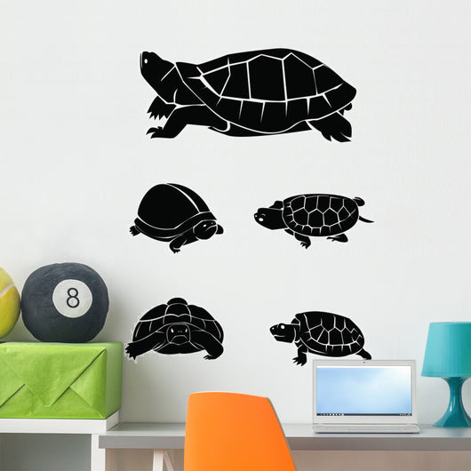 turtle Collection Set Wall Decal