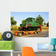 Electric Train Trailer Wall Decal