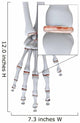 aching wrists / arthritis Wall Decal