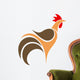 Cock. Logo Wall Decal