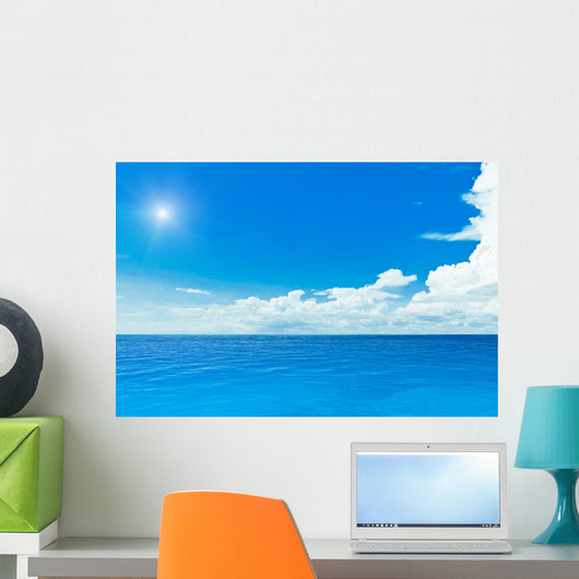 Sun and Ocean Wall Mural