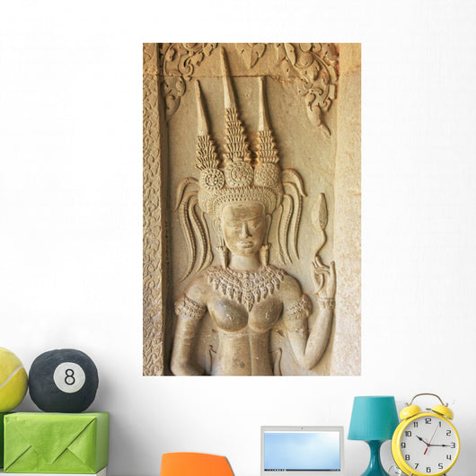 Wall Bas-relief Devata Angkor Wall Mural