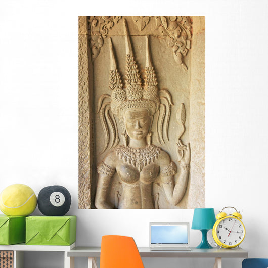 Wall Bas-relief Devata Angkor Wall Mural