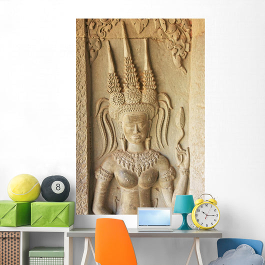 Wall Bas-relief Devata Angkor Wall Mural