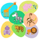 Vector set of cute animals Wall Decal