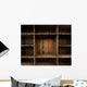 Empty Wood Shelf