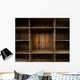 Empty Wood Shelf