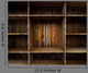 Empty Wood Shelf