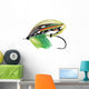 Green Highlander Classic Salmon Fly Wall Decal