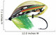 Green Highlander Classic Salmon Fly Wall Decal