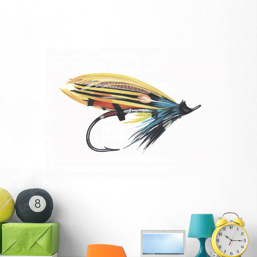 Bulldof Classic salmon Fly Wall Decal