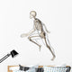 3D Rendered Illustration Runner Wall Mural