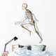 3D Rendered Illustration Runner Wall Mural