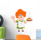 Woman with Pie Wall Decal