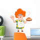 Woman with Pie Wall Decal