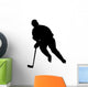 Hockey Player Silhouette 03 Wall Decal