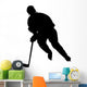 Hockey Player Silhouette 03 Wall Decal