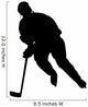 Hockey Player Silhouette 03 Wall Decal