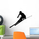 Skier Silhouette 03 Wall Decal
