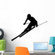 Skier Silhouette 03 Wall Decal