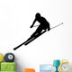 Skier Silhouette 03 Wall Decal