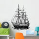Ancient Sailboat Wall Decal
