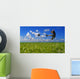 Boy Playing Soccer - Clipping Path Wall Mural