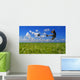 Boy Playing Soccer - Clipping Path Wall Mural