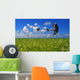 Boy Playing Soccer - Clipping Path Wall Mural